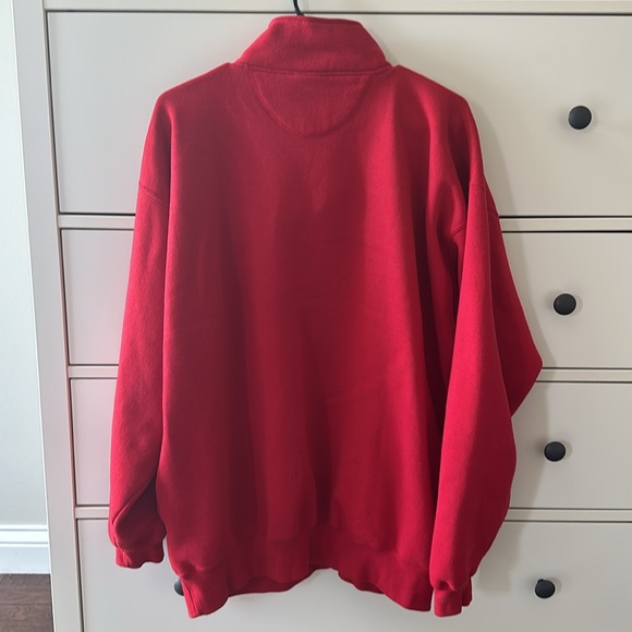 *Vintage* IU Indiana University Hoosiers Embroidered Quarter Zip Sweatshirt - Picture 5 of 5